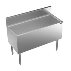 Krowne KR19-42-10 42" Royal Series Cocktail Station w/ 129 lb Ice Bin, Stainless Steel