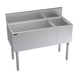 Krowne KR19-M42L 42" Royal Series Cocktail Station w/ 92 lb Ice Bin, Stainless Steel