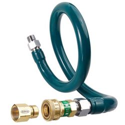 Krowne M10060K5 60" Gas Connector Kit w/ 1" Female/Male Couplings, Stainless Steel