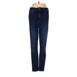 Abercrombie & Fitch Jeans - Mid/Reg Rise: Blue Bottoms - Women's Size 4