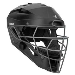 All Star MVP PRO Matte Catcher's Helmet with Deflexion Tech Black