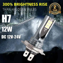 H4/H7/H11 LED lampadina del faro fascio 12V ad alta potenza LED faro per Auto 6000K lampadine per