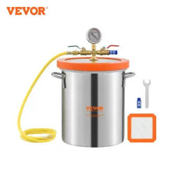 VEVOR Camera a Vuoto da 11 4 L Camera Sottovuoto 3 Gal in Acciaio Inox 304 con Coperchio in Vetro