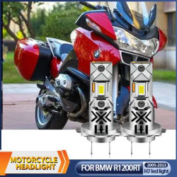 1/2 pz 12V moto 60W bianco 12000lm H7 LED lampadine per fari 6000k CANbus per BMW R1200RT 2005-2013