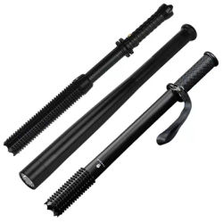 Outdoor Baseball Bat LED Flashlight Waterproof Super Bright Baton Aluminium Alloy Torch EDC Emergency Self Defense Tools