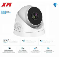 Wireless 2592*1944P 5.0MP Dome Wifi IP Camera Night Vision Security Camera P2P CCTV Cam with IR-Cut supports TF Card