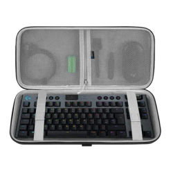 Geekria Keyboard Case for 87-Key Keyboards, Hard Shell Travel Carrying Bag Compatible with AULA F87, Logitech G Pro, G915 TKL