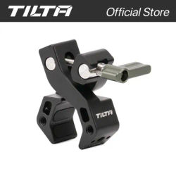 TILTA Accessory Mounting Clamp Metal Super Clamp Magic Arm Clamp Black TA-AMC-B with 1/4" 3/8" Hole for DSLR Camera Monitor LED