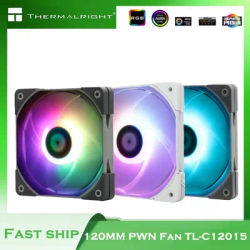 Thermalright Fan 120MM Ultra-Thin 15mm Slim 5V/12V RGB CPU Cooler Radiator Fan Computer MOD 1500RPM/1800RPM ,TL-C12015