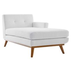 Engage Right-Facing Upholstered Fabric Chaise - East End Imports EEI-1794-WHI