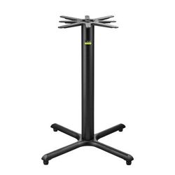 Flat Tech CT2070 40 3/4"H Bar Height Table Base for 40" Square & 47" Round Table Tops, Cast Iron, Black