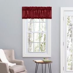 Stacey Curtain Balloon Valance by Ellis Curtains in Merlot