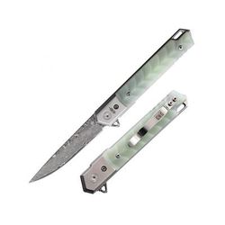BucknBear BNB-BNB42011J Damascus Hornet Folding Knife BNB42011J