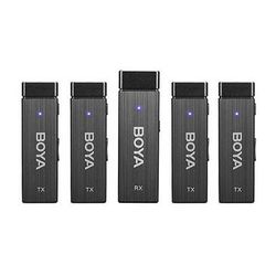 BOYA BY-W4 Ultracompact 4-Person Wireless Microphone System for Cameras and Smar BY-W4