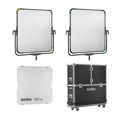 Godox KNOWLED LiteFlow 100 Double-Sided Reflector (40 x 40", Travel Kit) LITEFLOW 100 KIT