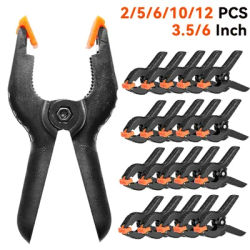 1/12PCS Photography Heavy Duty Muslin Clamps Photo Booth Background Stand Clip Fixed Backdrop Muslin