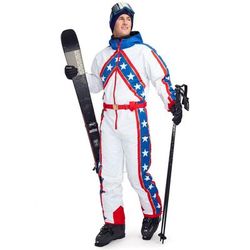 Men's Rockets Red Shred Ski Suit