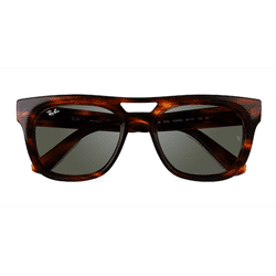 Unisex s aviator Striped Tortoise Plastic Prescription sunglasses - Eyebuydirect s Ray-Ban RB4426 Phil