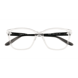 Unisex s square Clear Plastic Prescription eyeglasses - Eyebuydirect s Vogue Eyewear VO5518