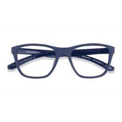 Unisex s square Matte Blue Plastic Prescription eyeglasses - Eyebuydirect s ARNETTE A.T.