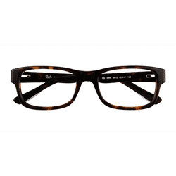 Unisex s rectangle Tortoise Acetate Prescription eyeglasses - Eyebuydirect s Ray-Ban RB5268