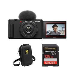 Sony ZV-1F Vlogging Camera with Accessory Kit (Black) ZV1F/B