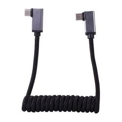 BLACKHAWK USB-C 3.1 Gen 2 Right-Angle Cable (8", Black) BHCABLE-RIGHT-ANGLE USB-C-TO-USB-C