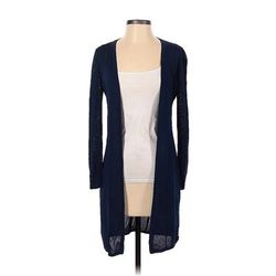 White House Black Market Cardigan Sweater: Blue - Women's Size X-Small