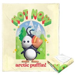 Wb Elf Not Now Arctic Puffin Silk Touch Throw Blanket by The Northwest in O