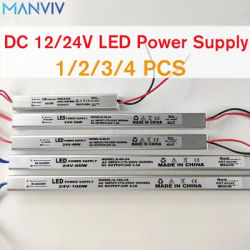 MANVIV LED Driver Power Supply 1/2/3/4 PCS Transformer LED Light 24W 36W 48W 60W 100W 175V to 250V Switching LED Driver Light