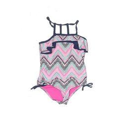 Limited Too One Piece Swimsuit: Pink Paisley Sporting & Activewear - Kids Girl's Size 5
