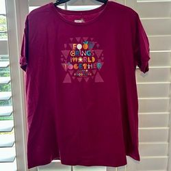 Disney Tops | Disney Epcot Food And Wine Festival 2022 Tshirt. Nwt. Size 2xl | Color: Red | Size: 2x