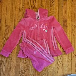 Adidas Matching Sets | Adidas Jogging Set | Color: Pink | Size: 3tg