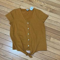 J. Crew Tops | J Crew Short Sleeve Shirt | Color: Orange | Size: S