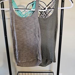 Lululemon Athletica Tops | 2 Tops | Color: Gray/Green | Size: 2