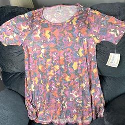 Lularoe Tops | Lularoe Perfect T Colors Nwt | Color: Black/Pink | Size: M