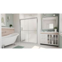 Dreamline DreamLine Duet Plus 56 - 60 inch W x 72 inch H Semi-Frameless Bypass Shower Door in Chrome SHDR-1860720-01