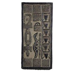 Dogon Luck,'Hand Carved Wood Dogon Style Door Wall Art'
