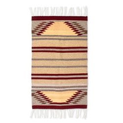 Mesa,'Hand Woven Wool Area Rug (2x3)'