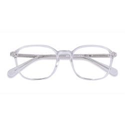 Unisex s round Clear Plastic Prescription eyeglasses - Eyebuydirect s Golly