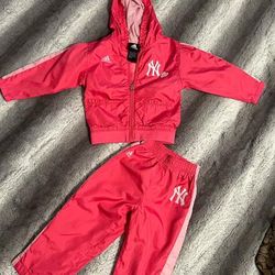 Adidas Matching Sets | Adidas Pink Tracksuit 2t | Color: Pink | Size: 2tg