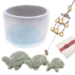 Gardening,'Curated Garden Gift Set with 5 Items from Thailand'
