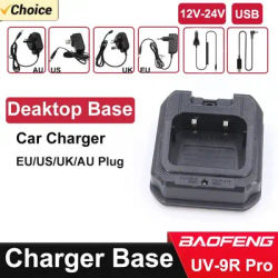 Baofeng – chargeur de batterie UV-S22 Pro V2, station d'accueil UV-9R Plus UV-9R PRO UV-68 UV-98 GMRS-9R UV-XR GT-3WP, talkie-walkie, Radios, accessoire