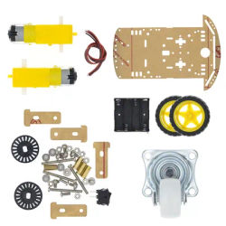 Motore Smart Robot Kit telaio per auto Encoder velocità Scatola batteria 2WD per Arduino