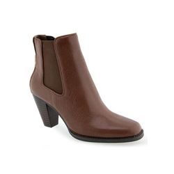 Women's Lido Bootie by Aerosoles in Mocha Leather (Size 8 1/2 M)