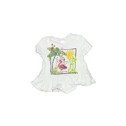 Mayoral Short Sleeve Top White Ruffles Tops - Size 9 Month