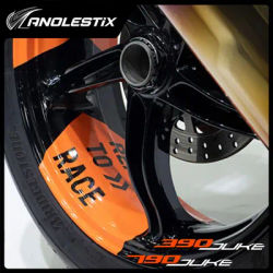 3M moto Wheel Sticker Hub decalcomanie Rim Stripe Tape per KTM Duke 390 790 Racing pronto per la