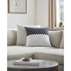Sidra 18" Square Modern Cotton Black Throw Pillow - Boutique Rugs