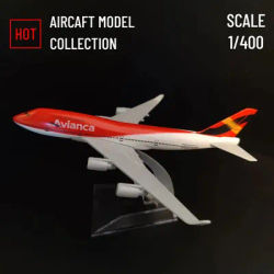 Scala 1:400 aereo Replica in metallo 15cm Columbia Avianca Airlines aereo Diecast aviazione in