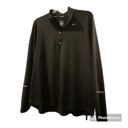 Nike Tops | Nike Dri-Fit Xl Black 1/4 Zip Long Sleeve. | Color: Black | Size: Xl